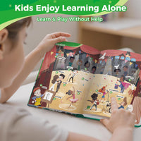 Toddler learning sound book with 23 educational themes