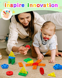 Toddler playing montessori learning toy sensory activity toy for kids