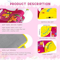 Toddler playing piano mat floor toy dance keyboard playmat for kids development