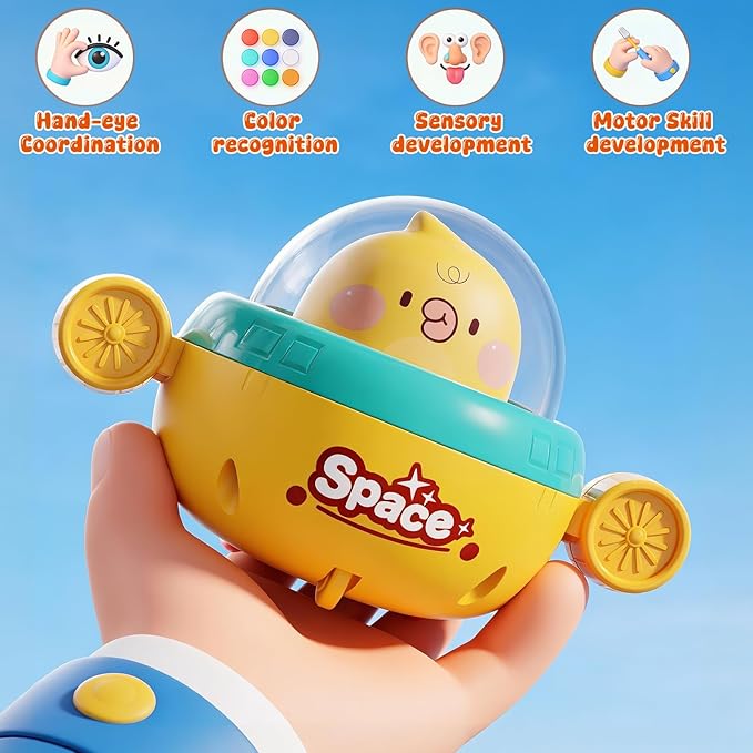 Toddler press and go animal car toy for early learning
