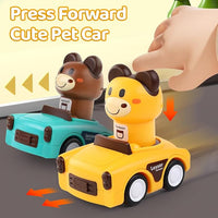Toddler push and go car toy for early learning