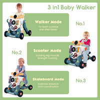 Toddler push walking toy with easy-grip handle
