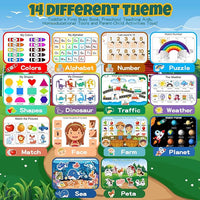 Toddler sensory activity book toy educational learning binder for kids