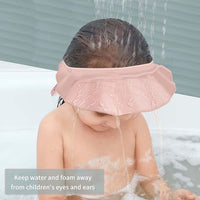 Adjustable Toddler Shower Cap for Shampoo Protection and Bathing Comfort
