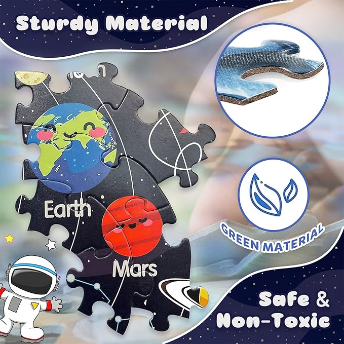 Toddler Space Learning Puzzle For Age 3 To 8 Years