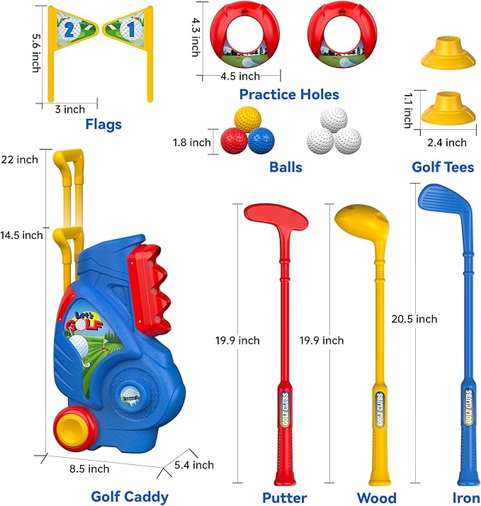 Toddler sports toy golf set for learning