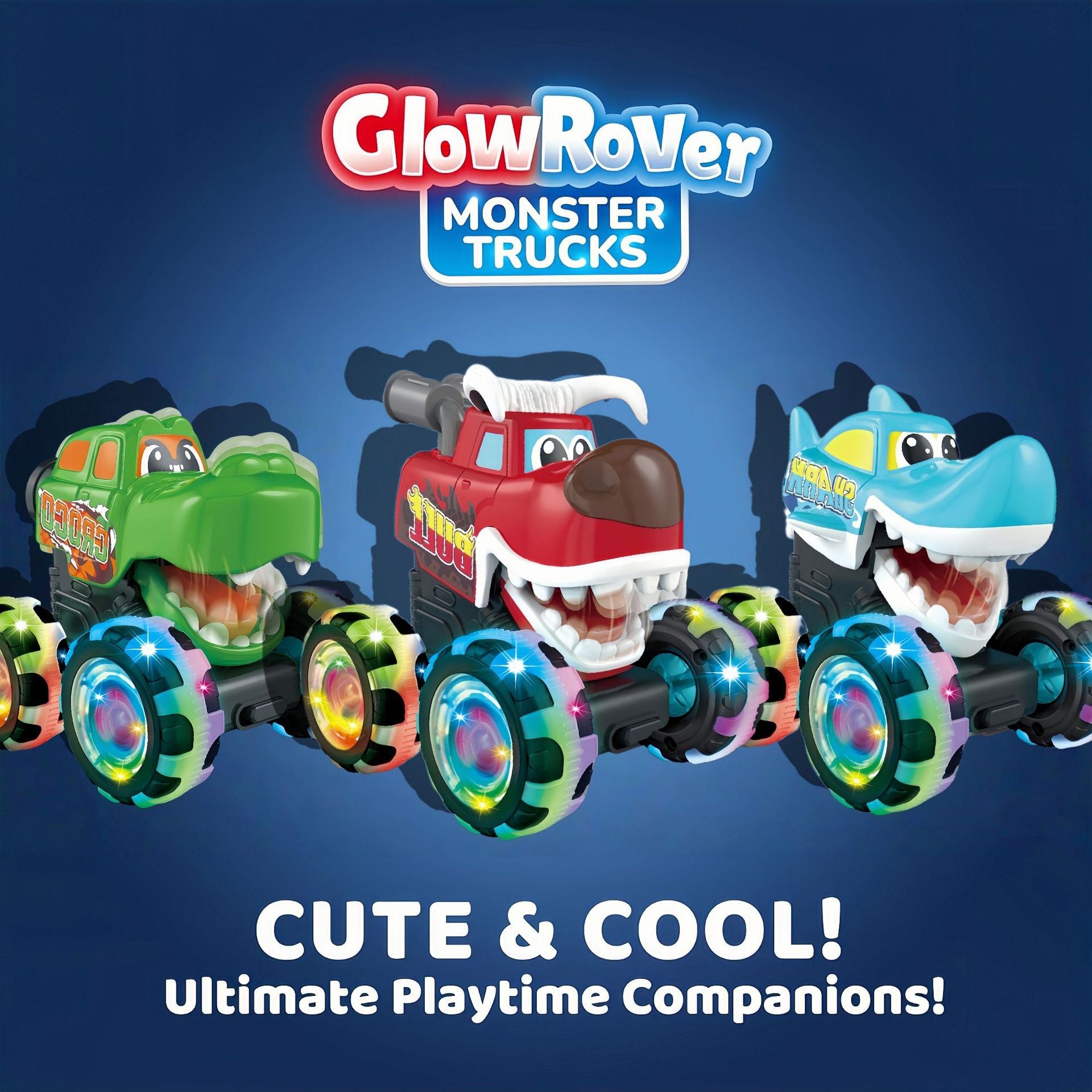 Toddler toy vehicles monster trucks durable kids toys