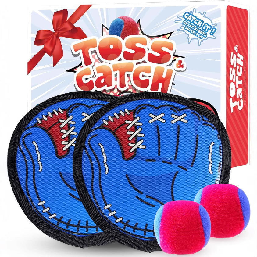 Toss and catch ball game for kids outdoor play