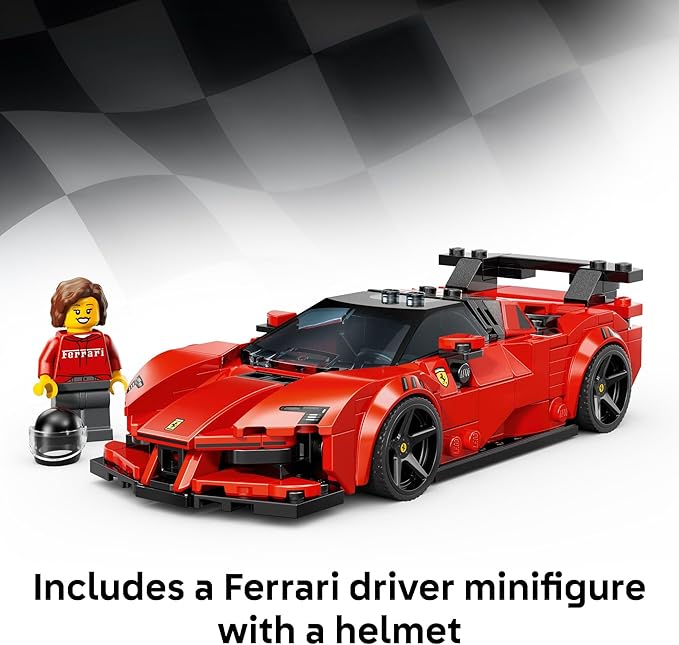 toy car with driver figure for racing and imaginative play