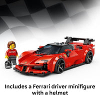 toy car with driver figure for racing and imaginative play