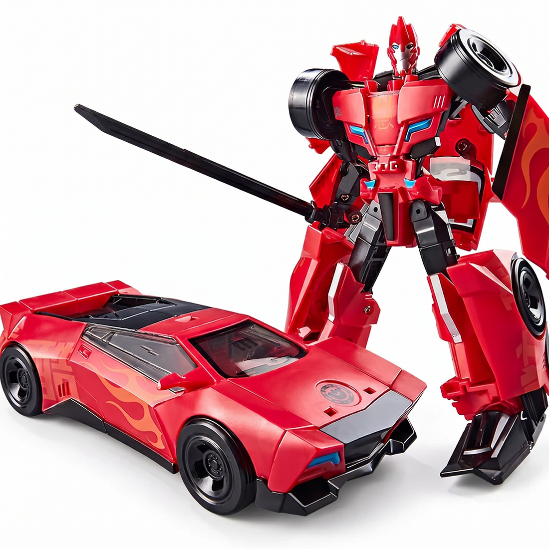 Transforming robot car toy with vehicle mode