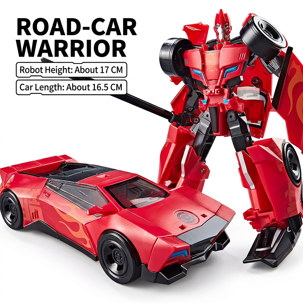 Transforming robot toy Optimus Prime action figure
