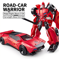 Transforming robot toy Optimus Prime action figure