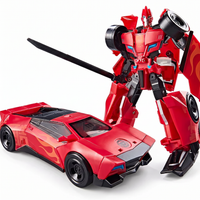 Transforming robot toy Optimus Prime action figure