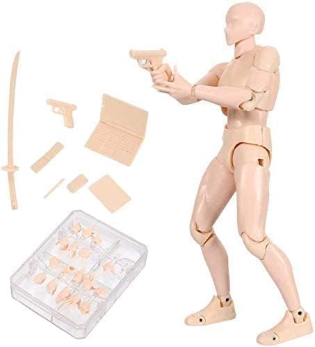 Transparent Skin Tone Artist Figure – Poseable Drawing Model for Artists and Illustrators
