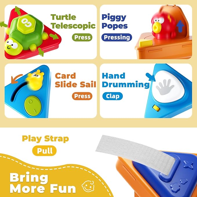 Travel activity cube for kids quiet learning and play