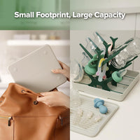 Travel baby bottle holder rack for feeding accessories
