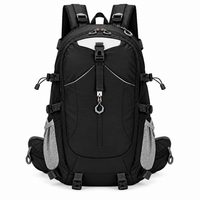 Travel backpack for men with 40L capacity designed for camping and outdoor adventures.