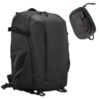 Travel camera backpack with space for lenses cables and chargers