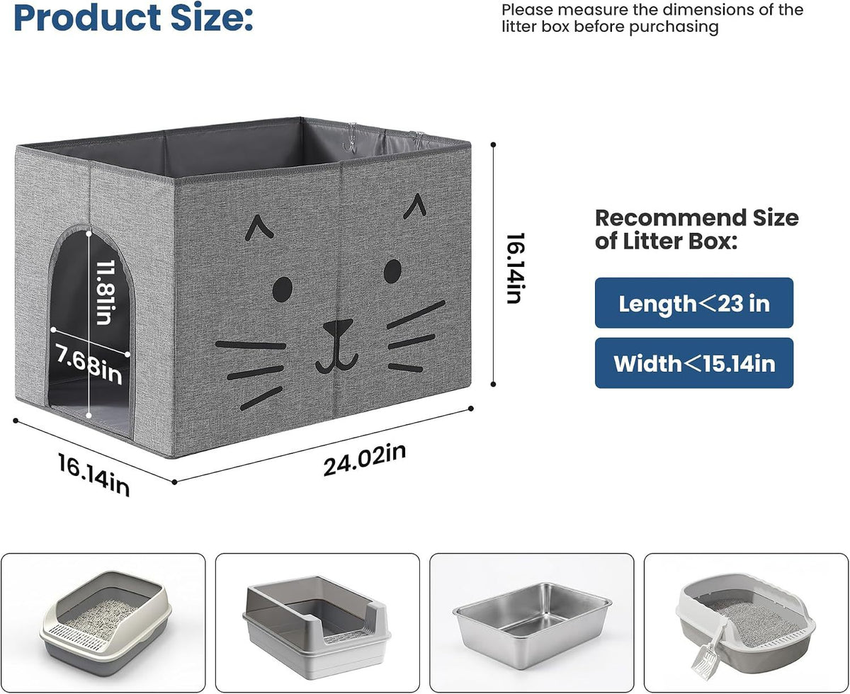 Travel Cat Litter Box for Convenient Pet Transportation