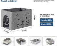 Travel Cat Litter Box for Convenient Pet Transportation