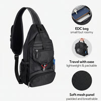 Compact travel crossbody bag with lightweight design for everyday use