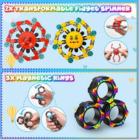 Portable travel fidget toys set for kids