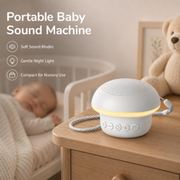 Travel Sound Machine Attached to a Stroller Handle