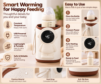 Travel baby milk warmer with compact insulated bottle pouch and carrying strap
