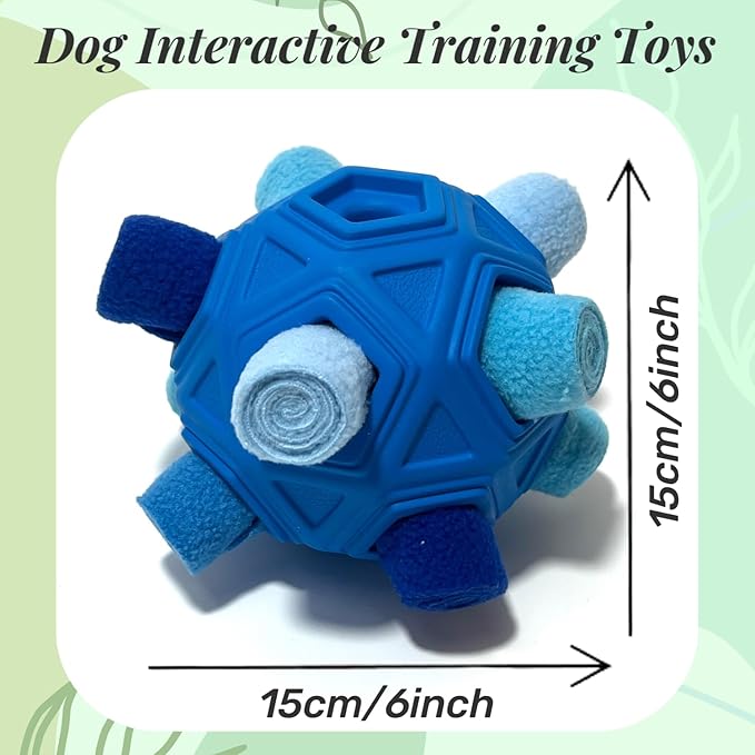 treat dispensing snuffle ball dog enrichment toy