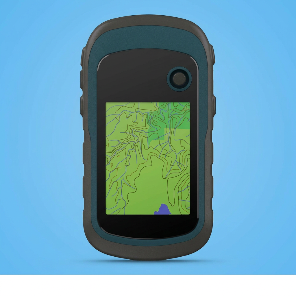 handheld GPS used for trekking and camping