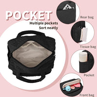 Trendy small diaper bag tote with pockets for baby essentials