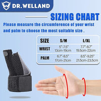 Trigger finger thumb splint support for joint stabilization and pain management