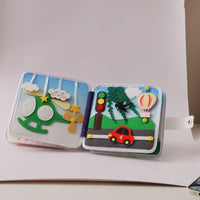 Tummy time soft book for baby sensory exploration