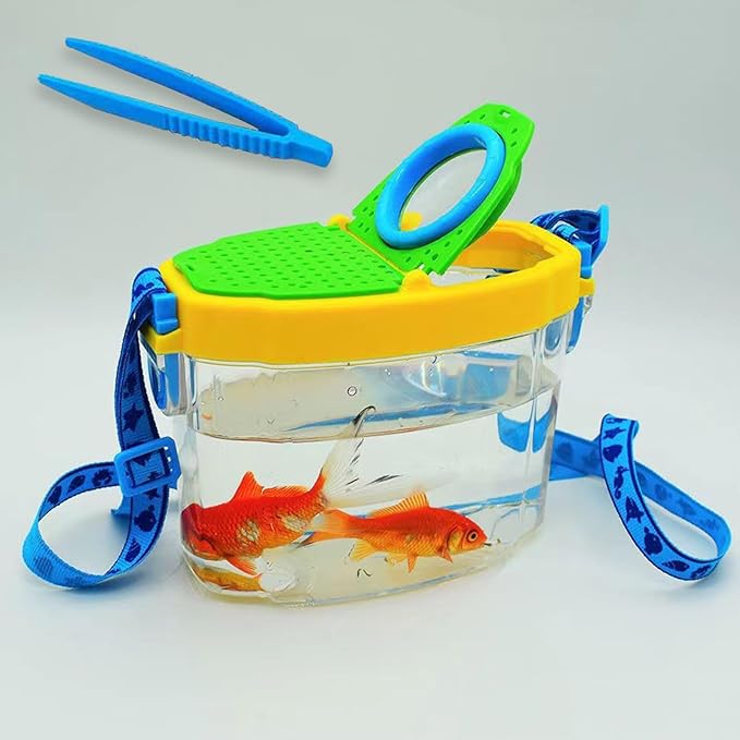 Turtle Carrier Box for Bug Collection, Fish Catching, and Insect Observation – Yellow