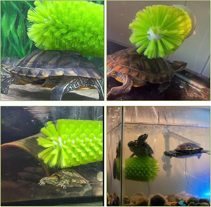 Turtle Exfoliating Brush with Soft Bristles for Safe Scutes Removal