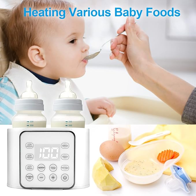 Twin Bottle Warmer For Baby Feeding Bottle Routines