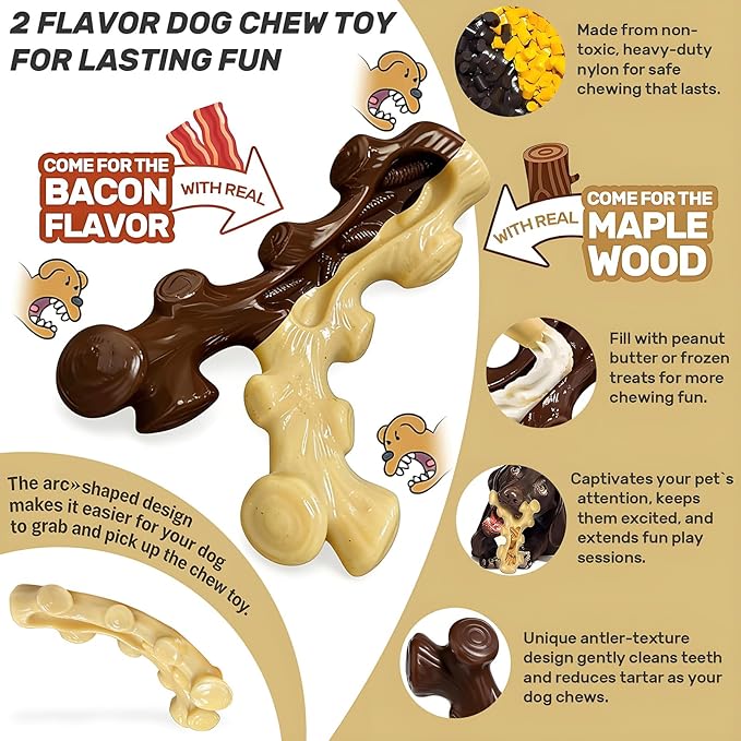 Two-pack dog play toy set for everyday activity