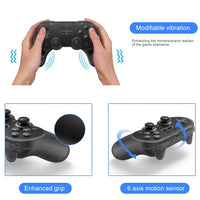 Two wireless controllers for compatible console PC and mobile setups