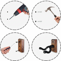 u shaped guitar hook with soft padding to protect instrument neck