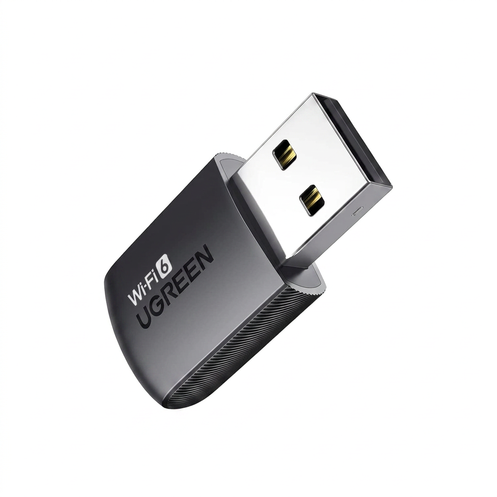 UGREEN WiFi 6 USB Adapter for Desktop PC, AX900 with 5GHz/2.4GHz Dual Band for Windows 10/11.