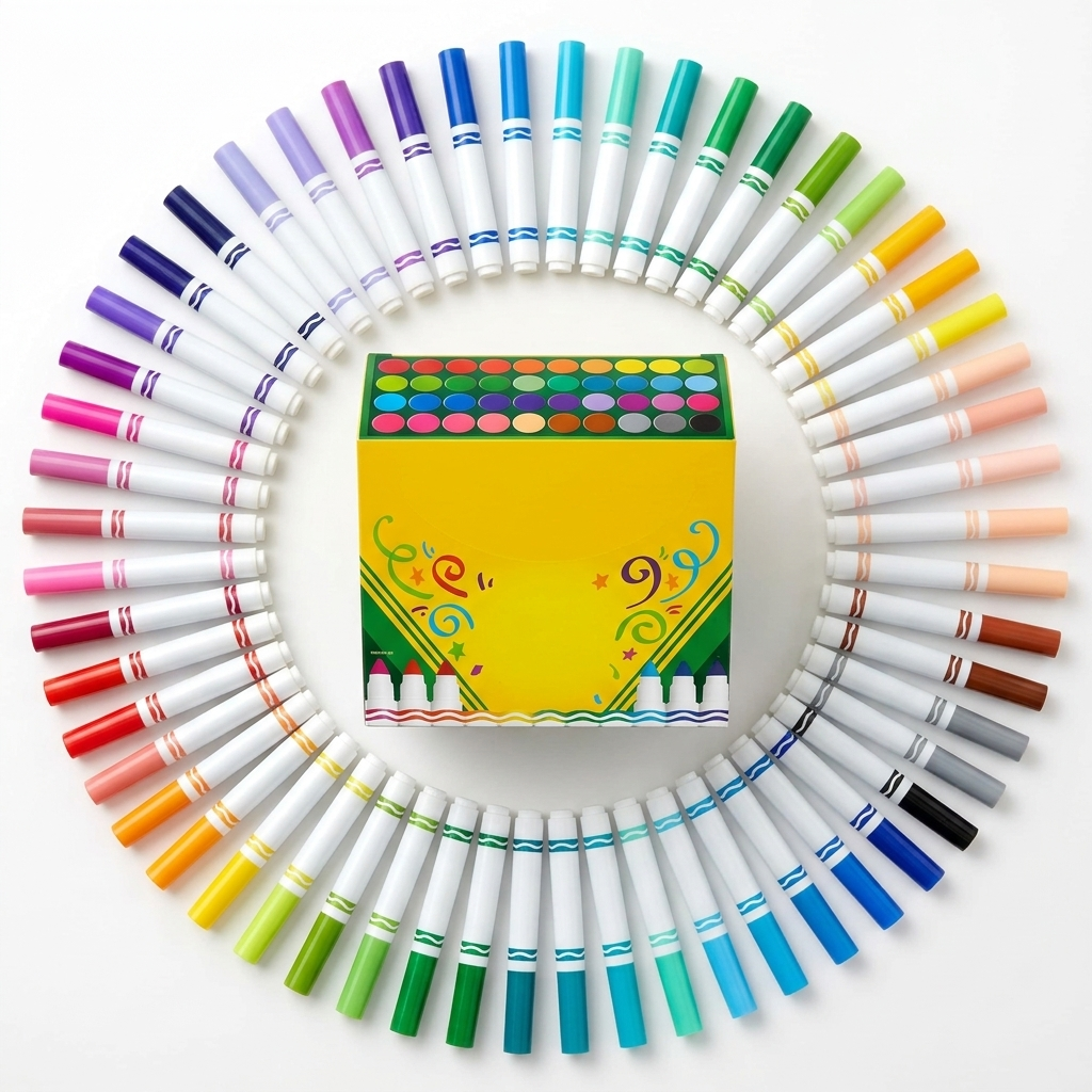 Ultra Clean Washable Markers 40ct set for kids coloring and crafts