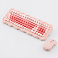 Ultra-thin full-size wireless keyboard with 102-key layout