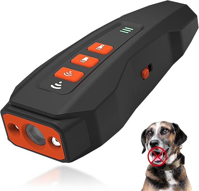 Ultrasonic Dog Bark Control Device with 3 Adjustable Modes