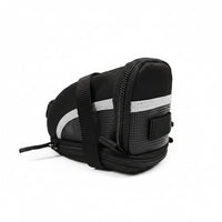 Under seat bicycle storage bag attached to bike frame