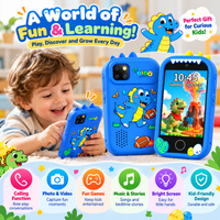 Unicorn toy phone featuring an MP3 music player for listening to compatible audio files.