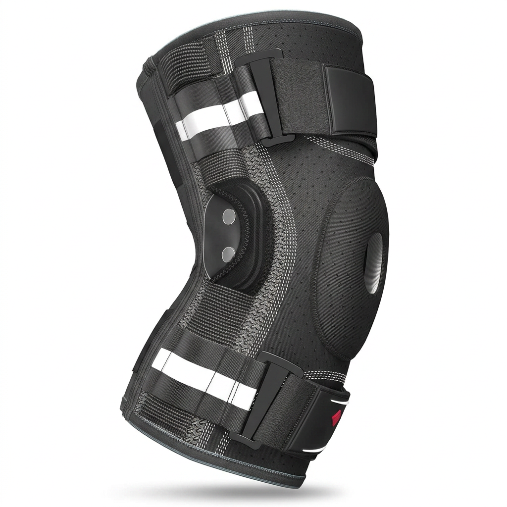 Unisex adjustable knee support for daily activities