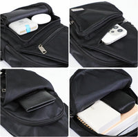 Lightweight travel sling bag with adjustable strap