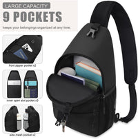 Unisex crossbody bag for travel and daily use