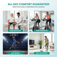Unisex knee compression sleeve for men and women, designed for active recovery and support